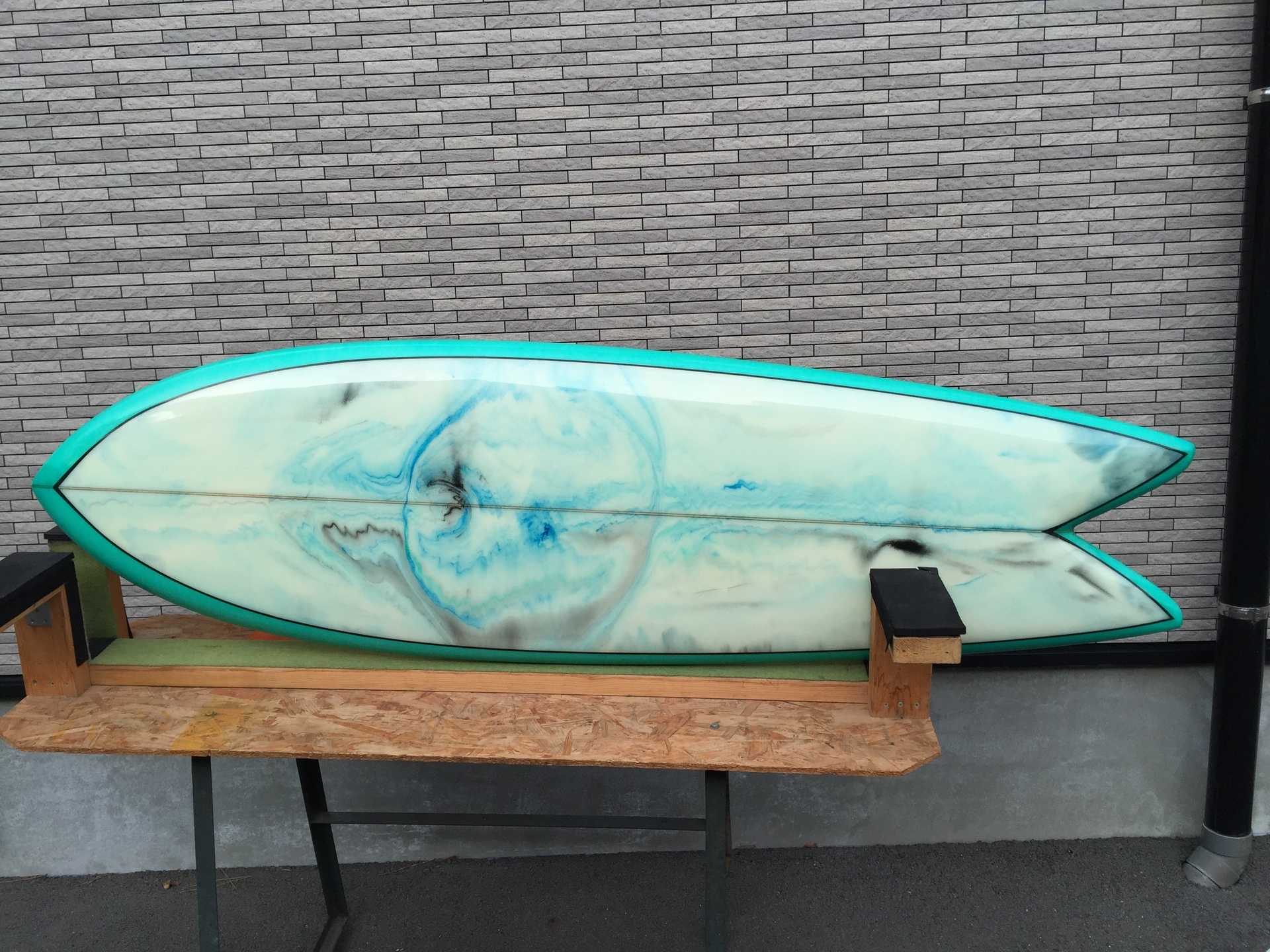 Steve Brom Fish Sea Foam Green 5 11 アブストラクト Used Surfboards 厳選入手した中古サーフボード