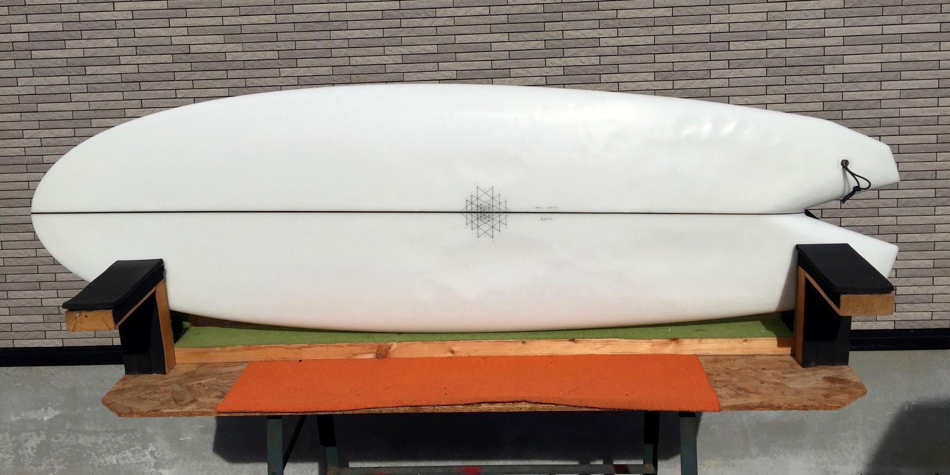MANDRA ARC tail Swallow tail Quad 5'8 クリア: Used surfboards