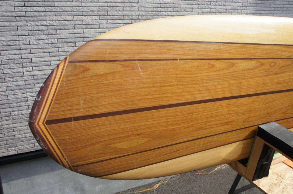 中古 HAWAIIAN PRO DESIGN DTー２ サーフテック ウッドバージョン 9'2 