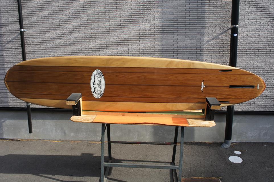 中古 HAWAIIAN PRO DESIGN DTー２ サーフテック ウッドバージョン 9'2 ...